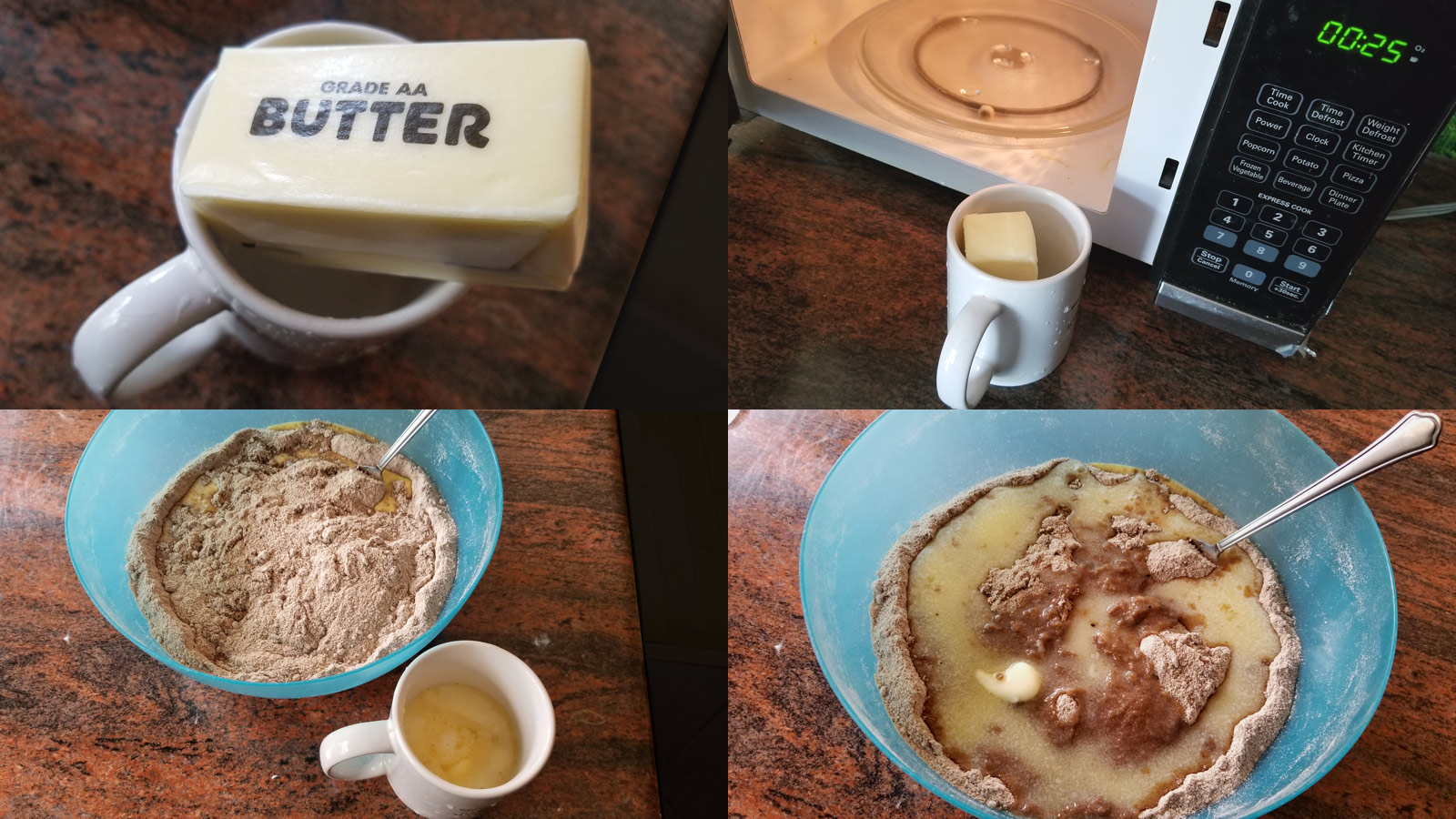 Add Melted Butter