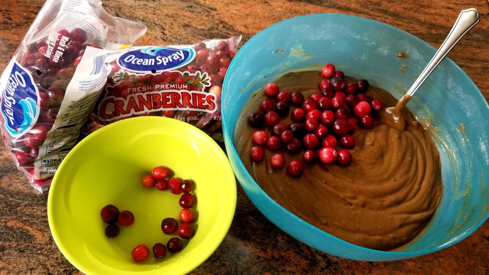 Add 2 Bags of Cranberries